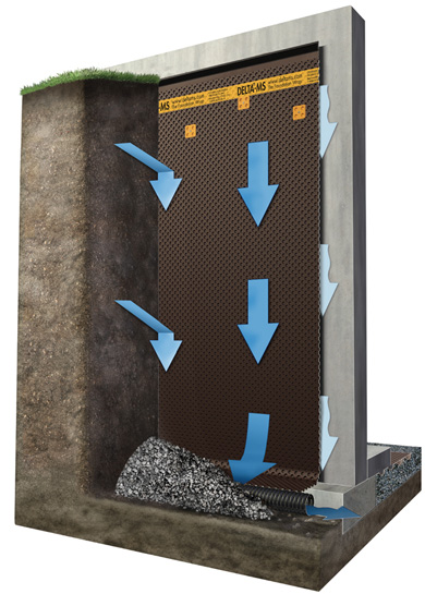 Membrane d'imperméabilisation Delta-Ms